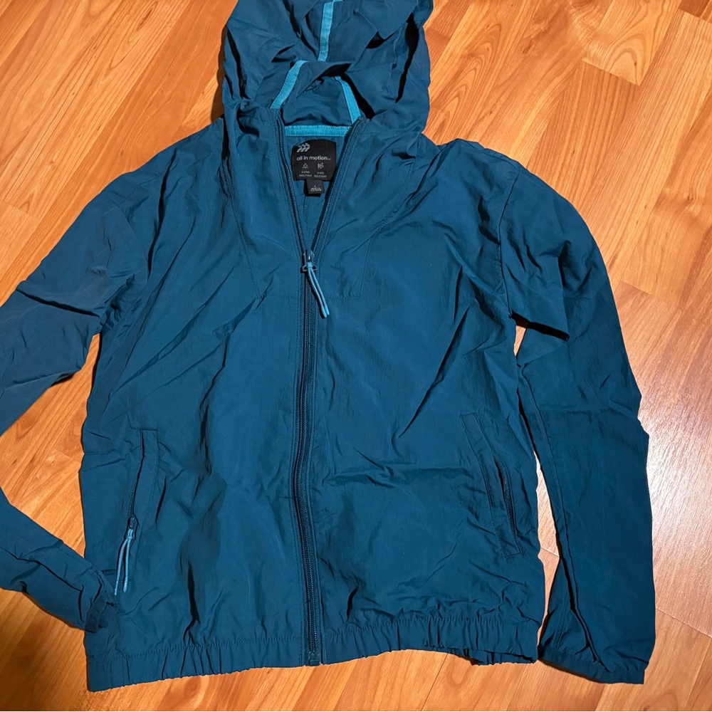 Girl’s Teal Rain Jacket